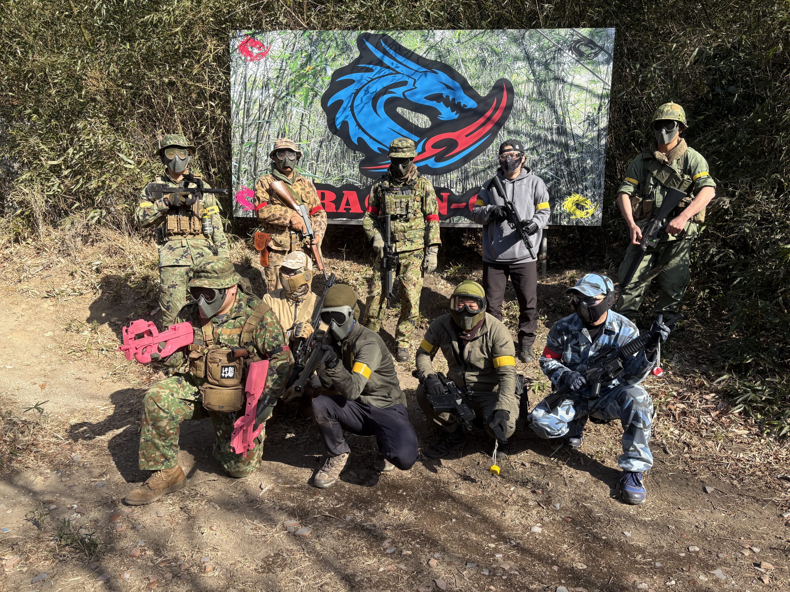 1月18日は定例会でしたっ！！ | DRAGON-ONE 群馬サバゲーフィールド